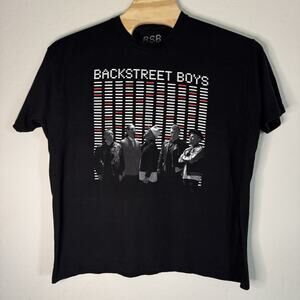 Backstreet Boys BSB DNA World Tour 2022 Concert T-Shirt 3XL Double Sided Tee